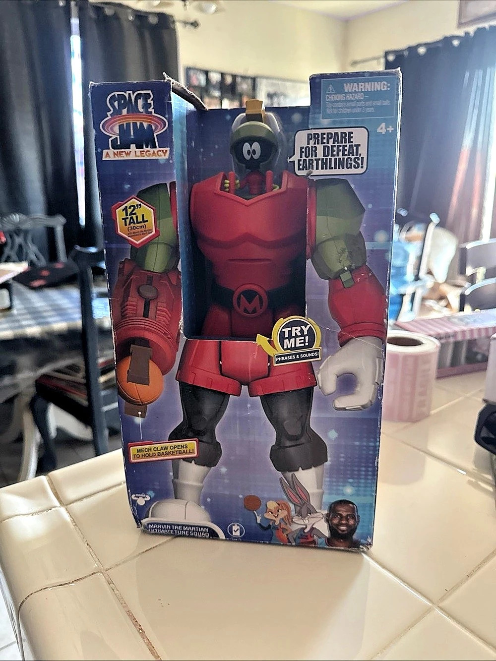 Marvin the Martian 12 inch figure from the movie space jam